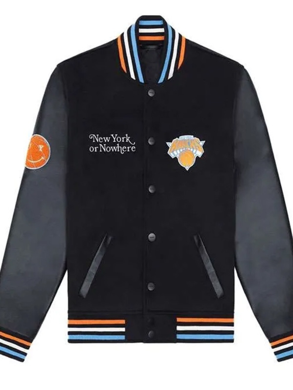 New York or Nowhere Knicks Varsity Jacket